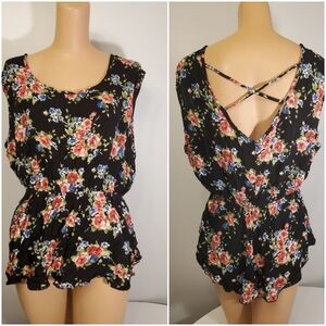 Libian Floral Blouse 3X